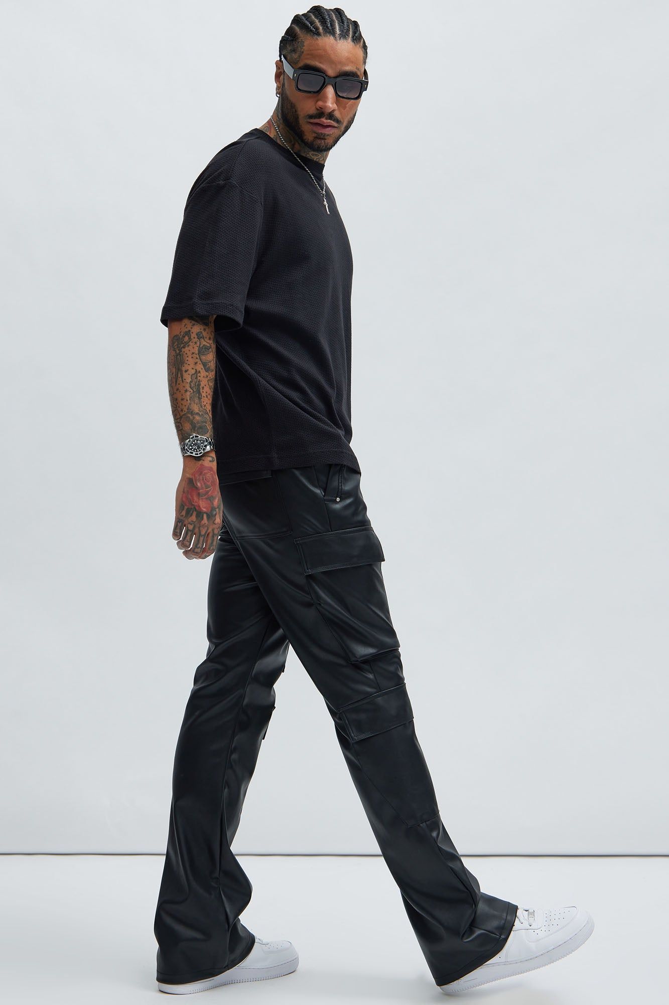 Randall Relaxed Textured Tee - Black sold by Fashion Nova product image thumbnail 2