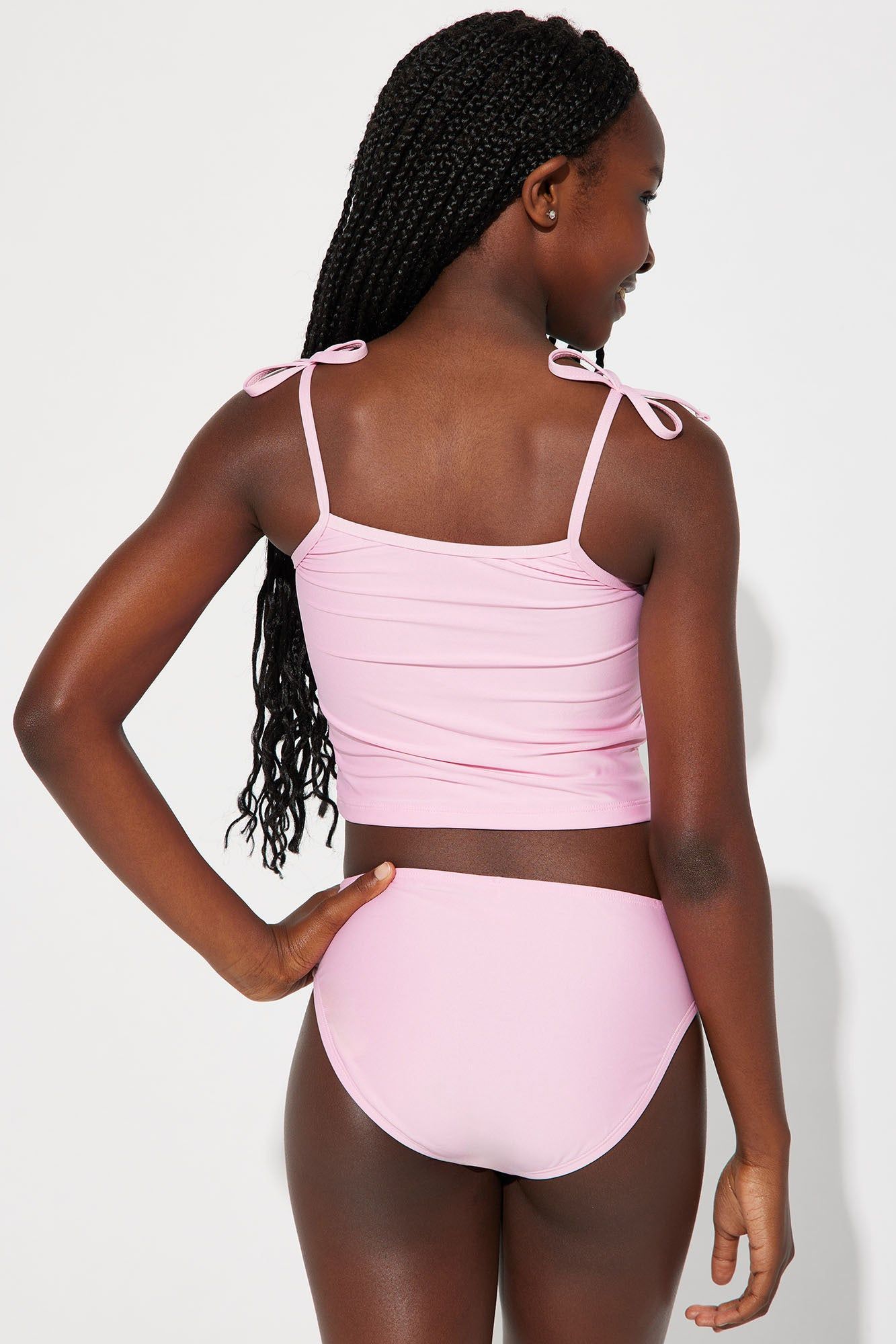 Mini Barbie Girl 2 Piece Tankini - Pink sold by Fashion Nova product image thumbnail 6