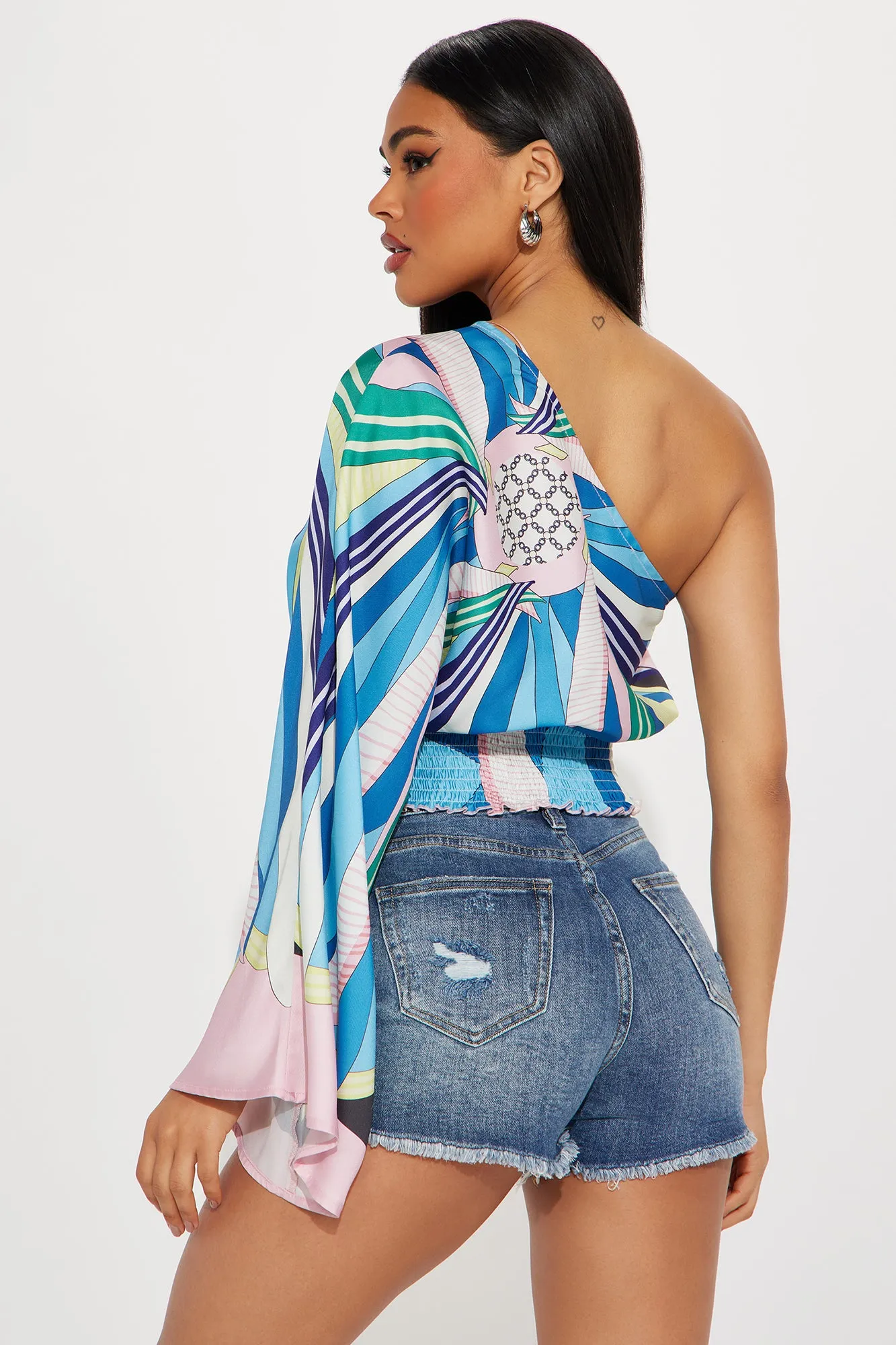 Sea Side Blouse Top - Multi Color sold by Fashion Nova product image thumbnail 3