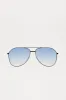 The Wright Flyer Sunglasses - Blue sold by Fashion Nova