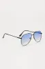 The Wright Flyer Sunglasses - Blue sold by Fashion Nova
