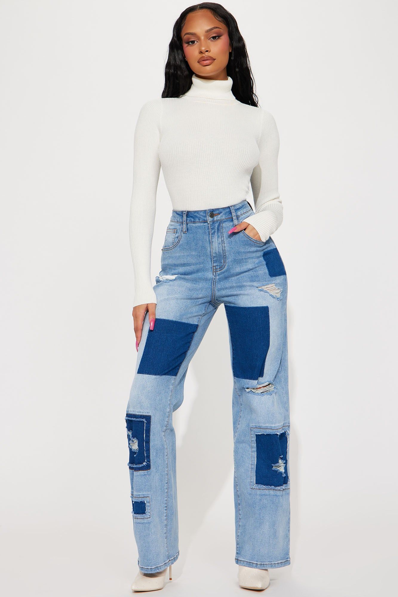 Brookside Sweater Top - White sold by Fashion Nova product image thumbnail 2