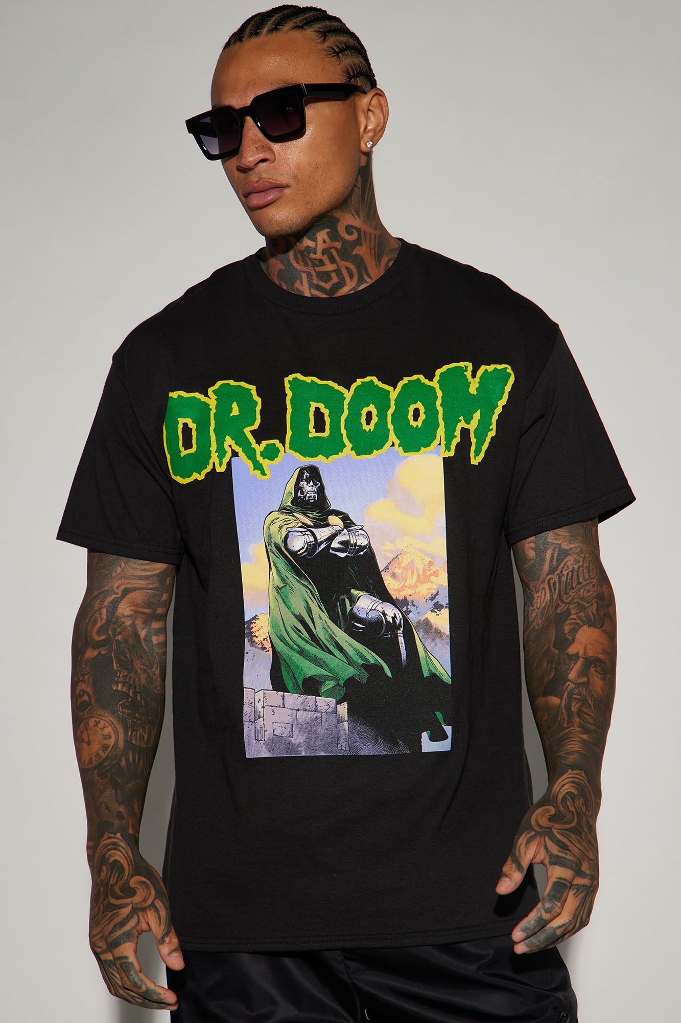 Dr. Doom Is Here Short Sleeve Tee - Black sold by Fashion Nova