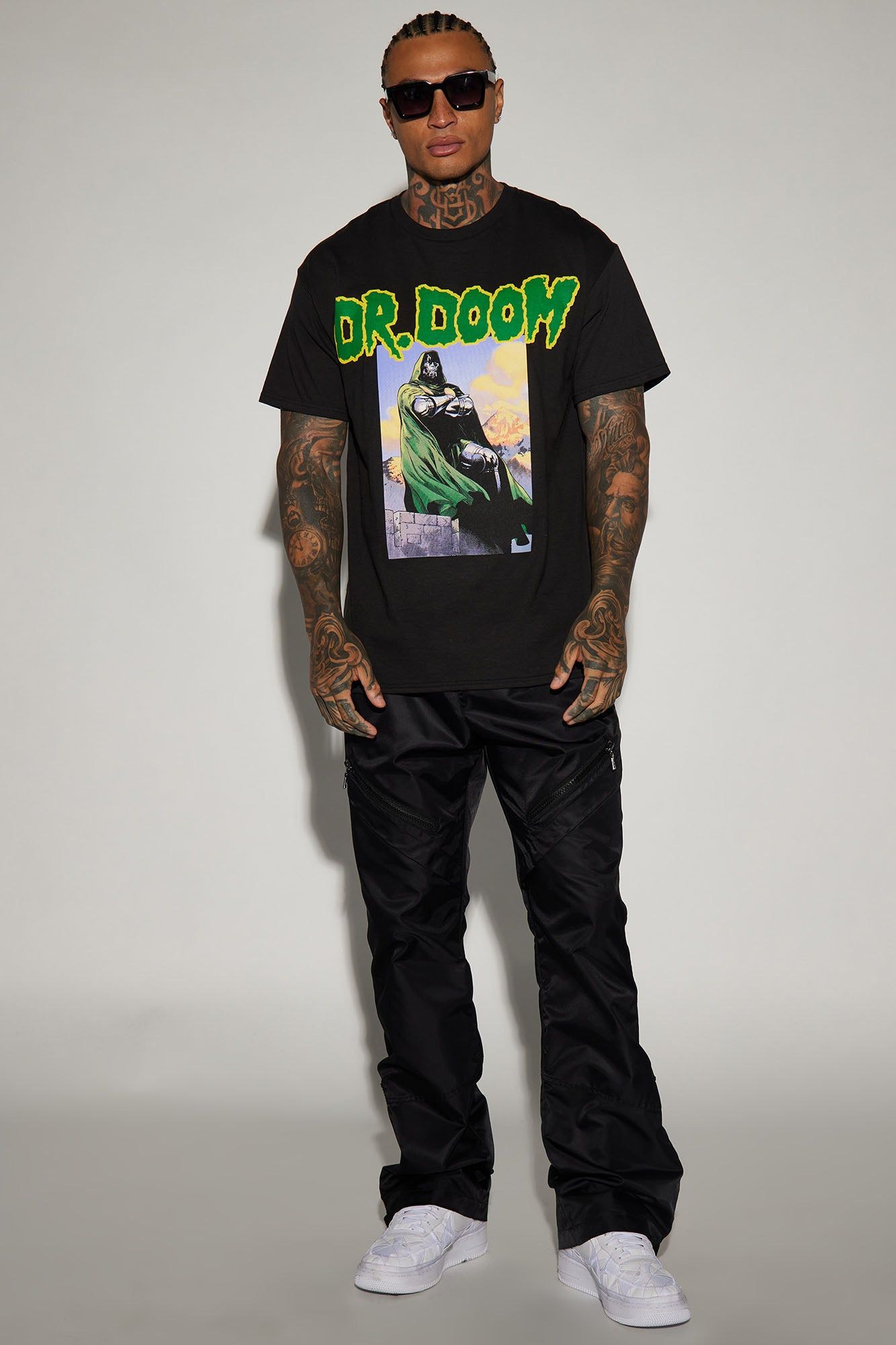 Dr. Doom Is Here Short Sleeve Tee - Black sold by Fashion Nova product image thumbnail 2