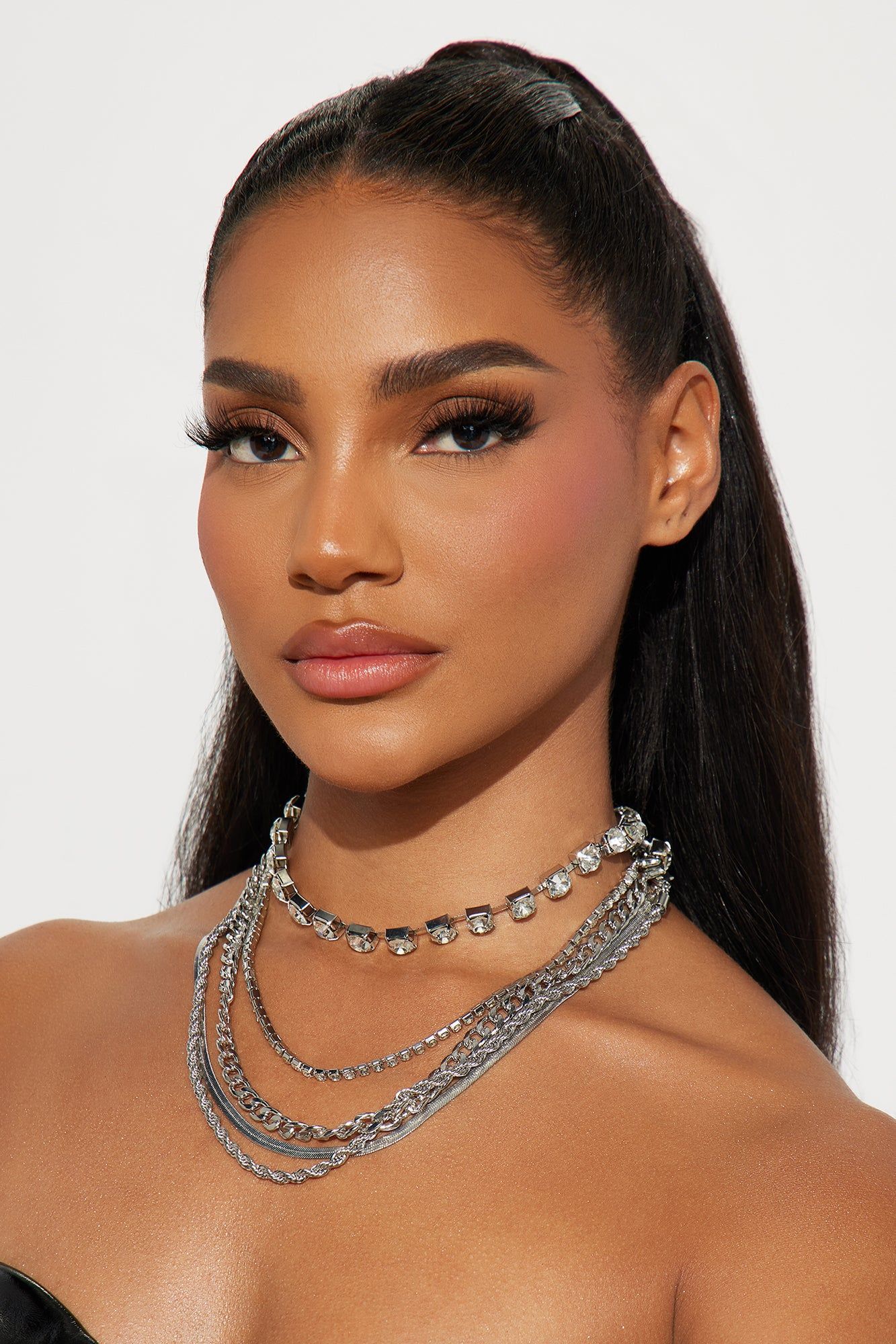 Can't Never Have Too Much Necklace - Silver sold by Fashion Nova product image thumbnail 2