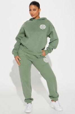 Limited Edition Sweatpant Set - Sage sold by Fashion Nova