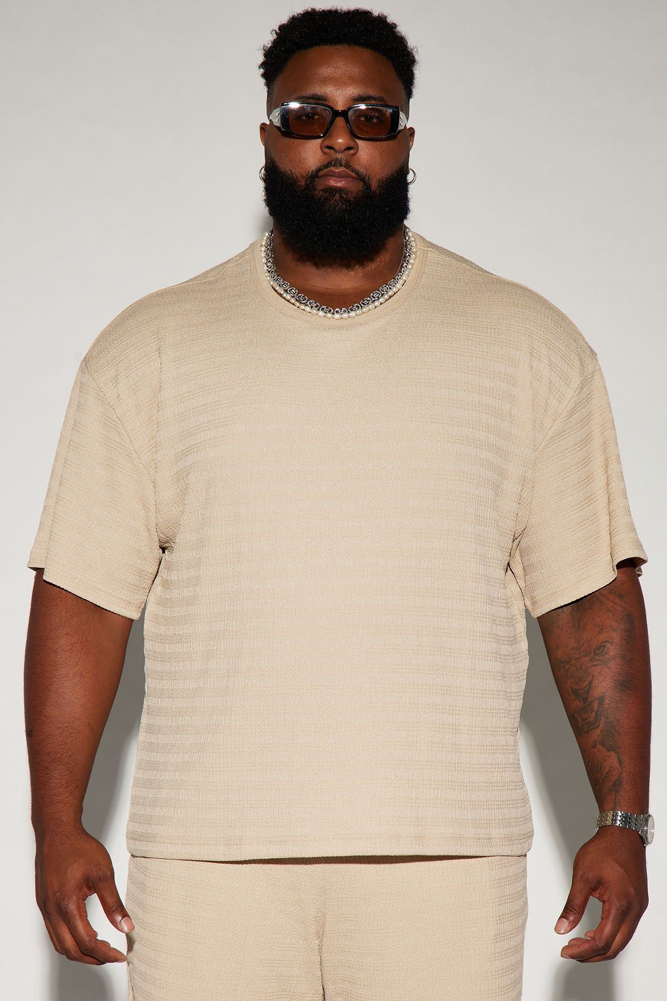 Boca Short Sleeve Tee - Tan sold by Fashion Nova product image thumbnail 4