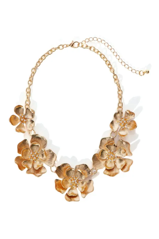 Victoria Garden Choker - Gold sold by Fashion Nova