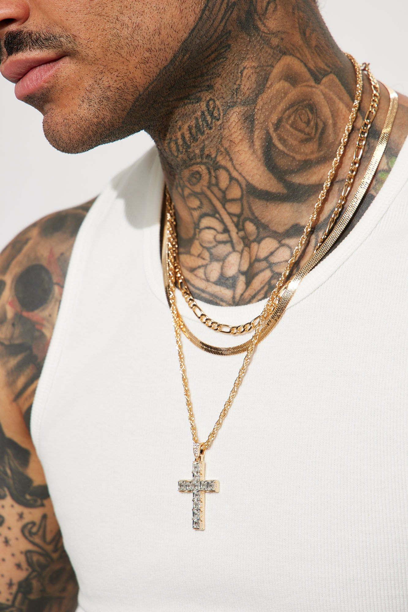 Waiting For You 3 Piece Chain Necklace - Gold sold by Fashion Nova