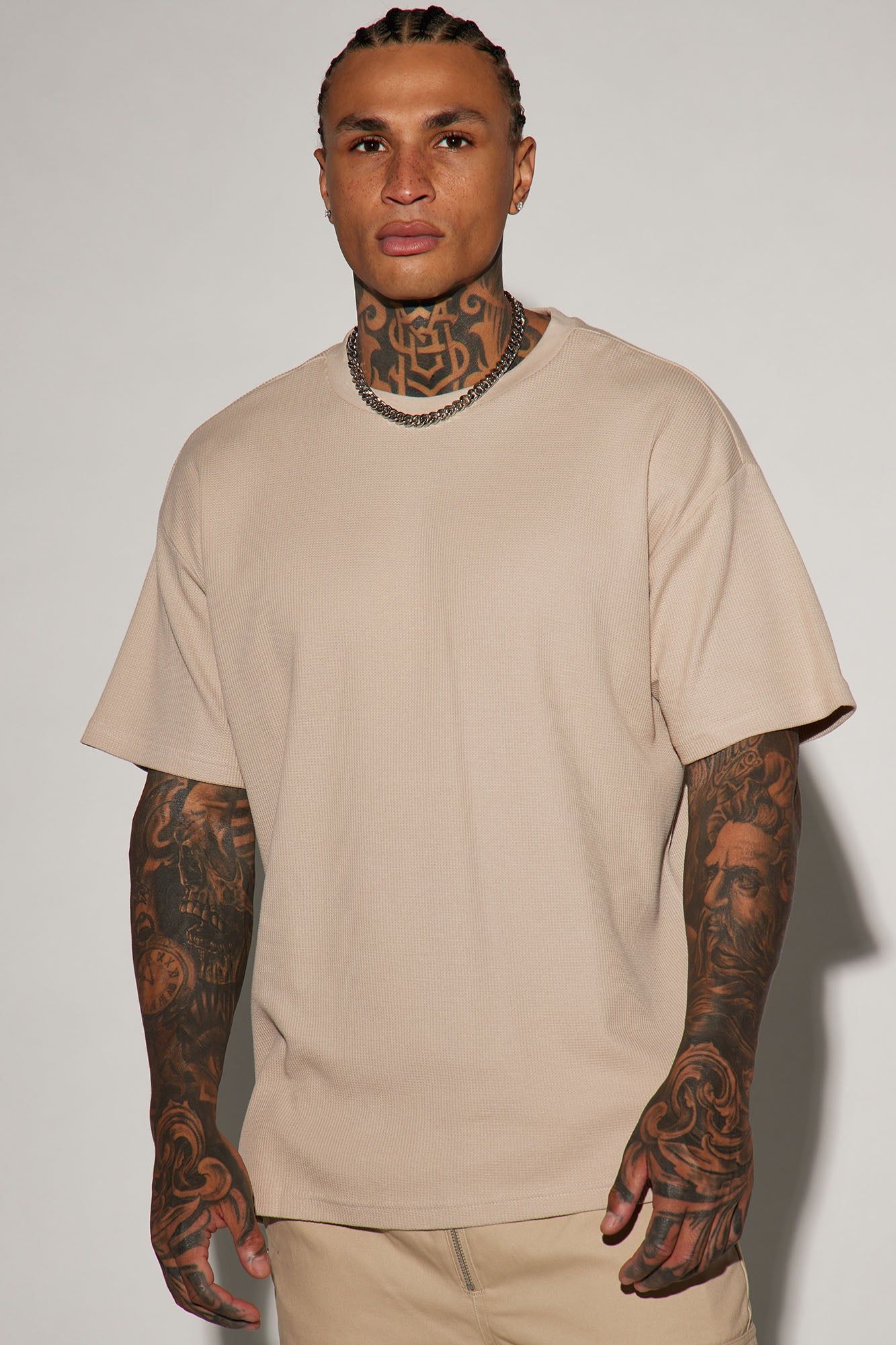 Quality Short Sleeve Tee - Sand sold by Fashion Nova