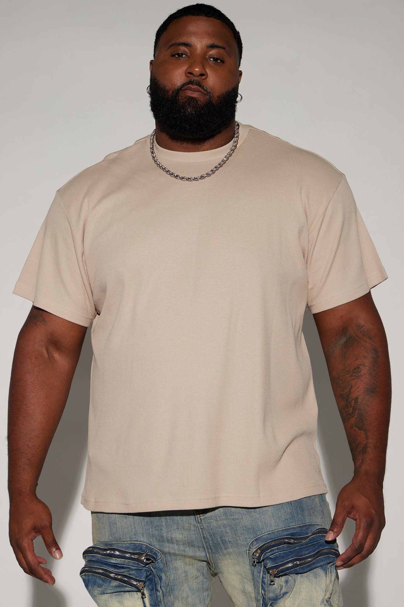 Quality Short Sleeve Tee - Sand sold by Fashion Nova product image thumbnail 4