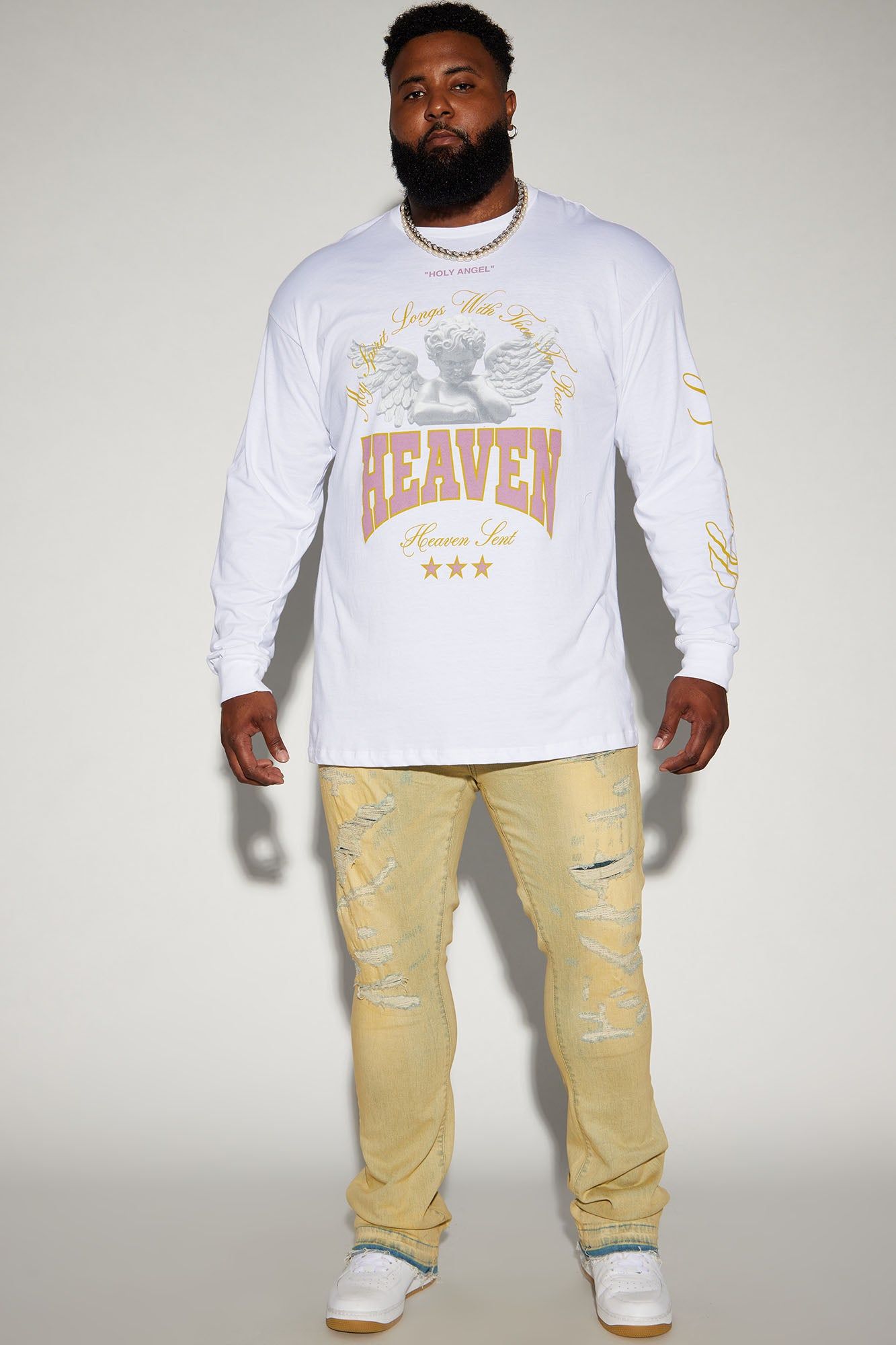 Put Me On Stacked Skinny Flare Jeans - Vintage Blue Wash sold by Fashion Nova product image thumbnail 6