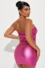 Made To Be Metallic Mini Dress - Pink sold by Fashion Nova