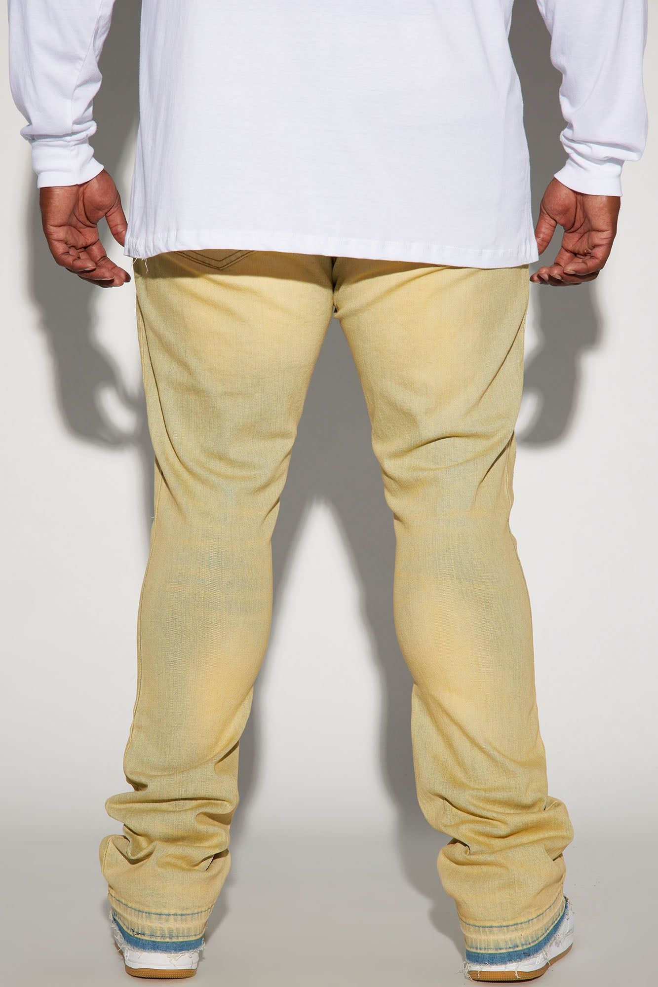 Put Me On Stacked Skinny Flare Jeans - Vintage Blue Wash sold by Fashion Nova product image thumbnail 7