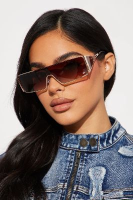 Better Recognize Sunglasses - Brown made by Fashion Nova