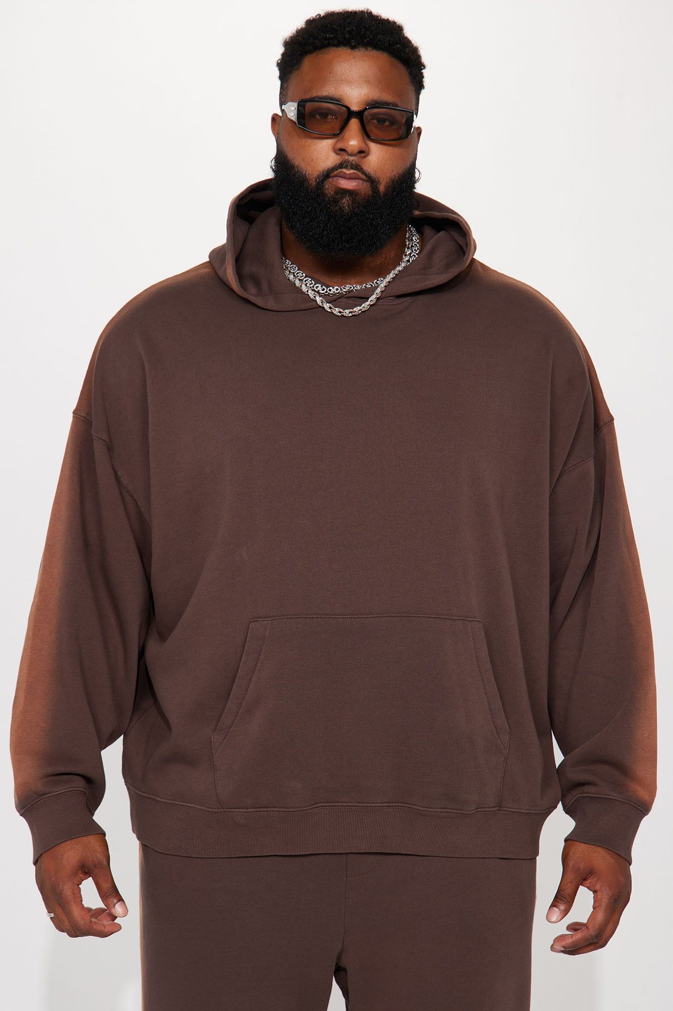 Tyson All You Oversize Hoodie - Brown sold by Fashion Nova product image thumbnail 2