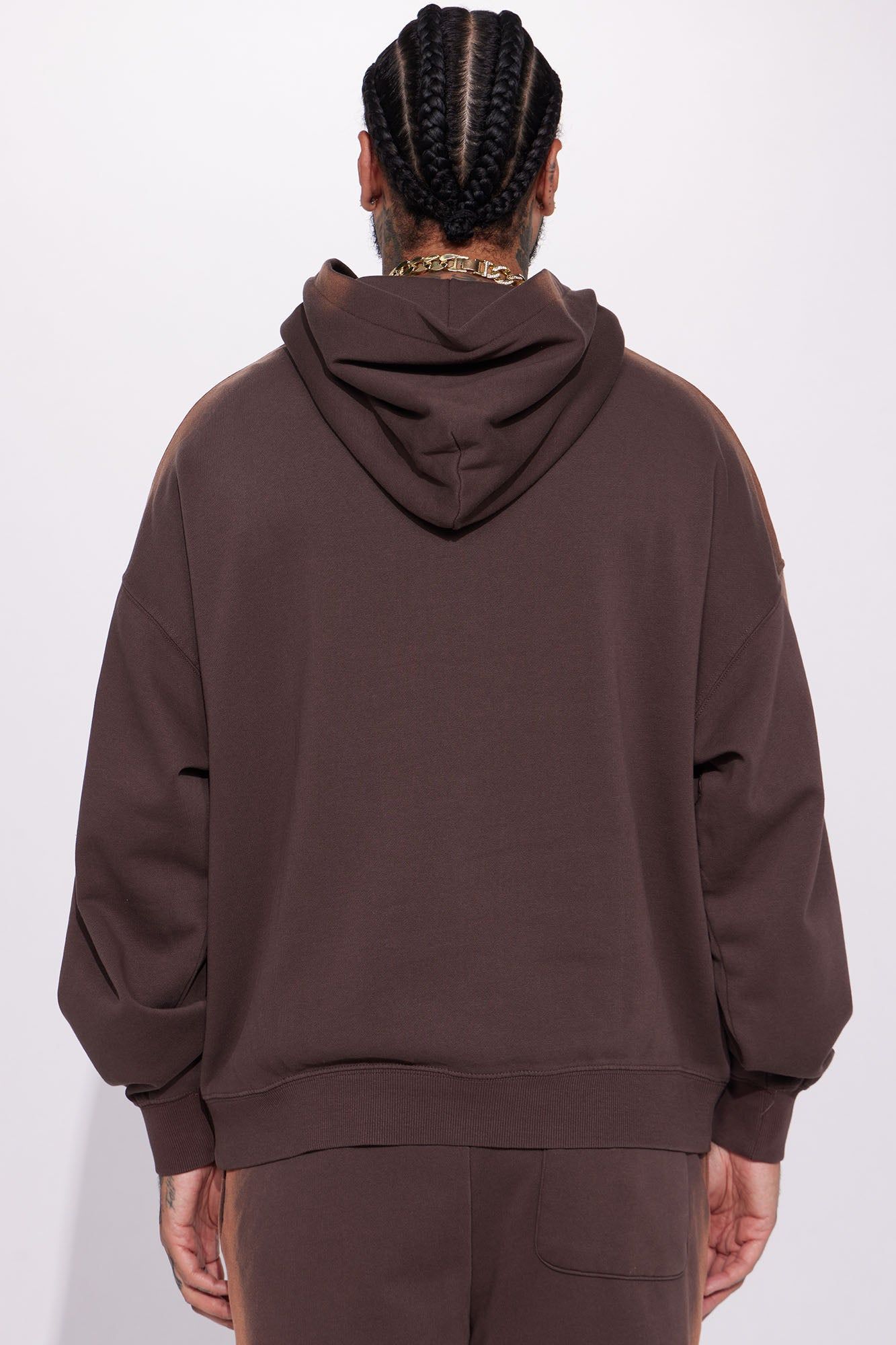 Tyson All You Oversize Hoodie - Brown sold by Fashion Nova product image thumbnail 5