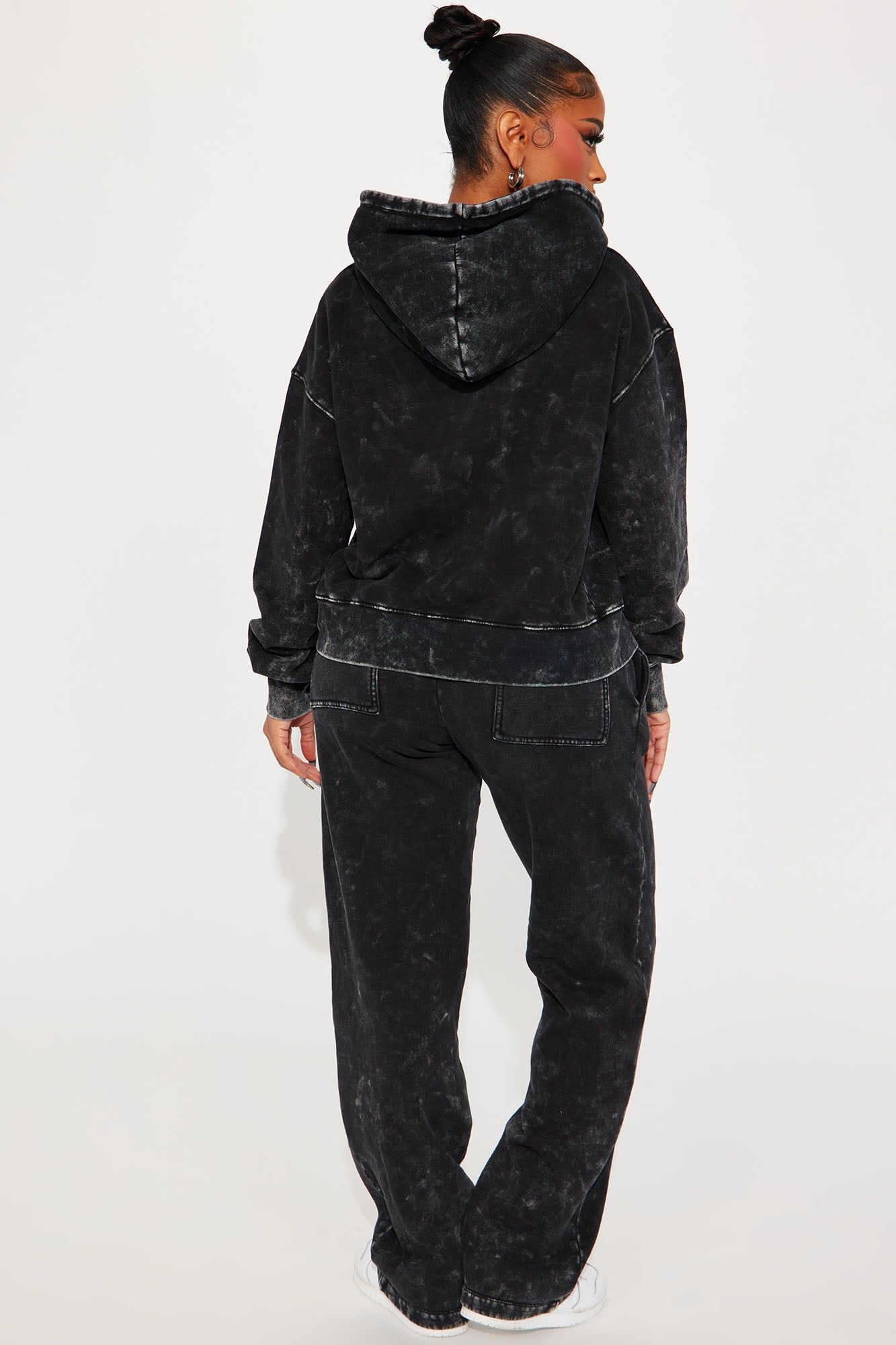 Kira Mineral Wash Pant Set - Black sold by Fashion Nova product image thumbnail 3