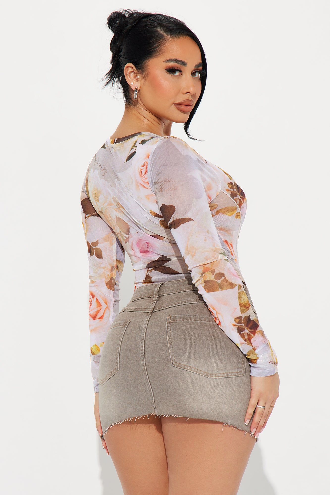 Sweet Dreams Mesh Bodysuit - Pink/combo sold by Fashion Nova product image thumbnail 4