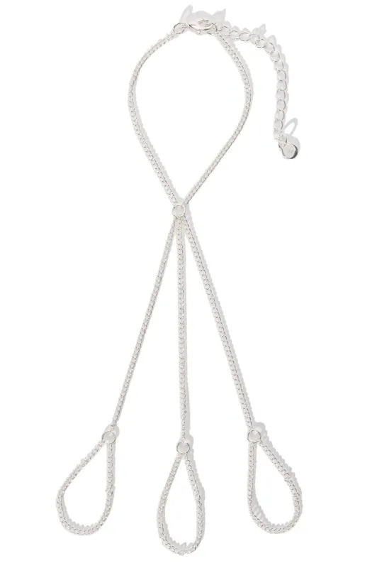 Moving Along Hand Chain - Silver sold by Fashion Nova