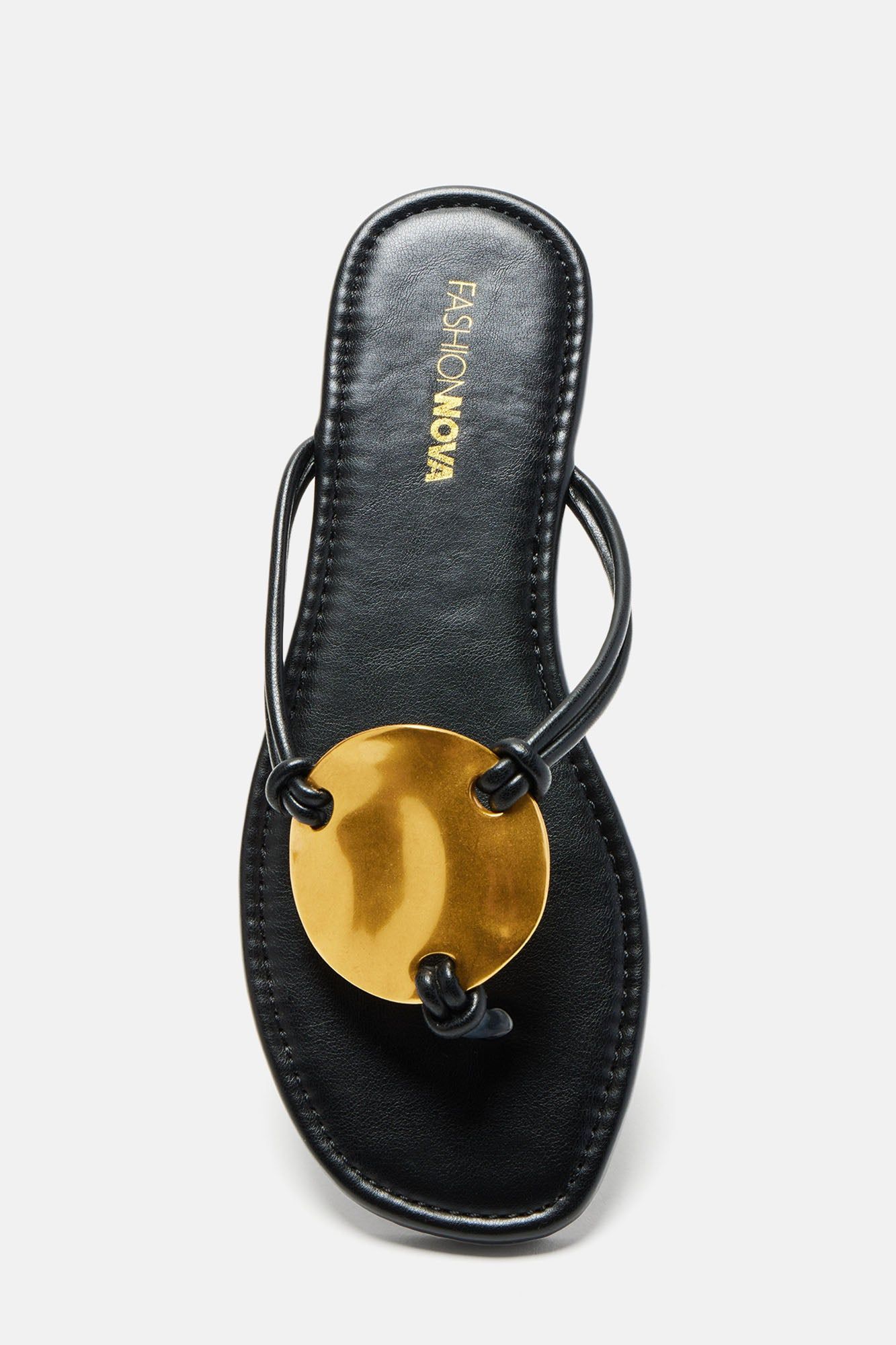 Woke Up In Tulum Flat Sandals - Black sold by Fashion Nova product image thumbnail 5