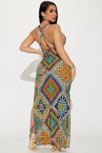 Summer Times Maxi Dress - Yellow sold by Fashion Nova