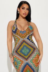 Summer Times Maxi Dress - Yellow sold by Fashion Nova