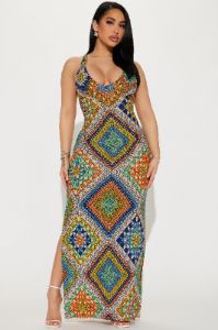 Summer Times Maxi Dress - Yellow sold by Fashion Nova