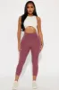 The Best Stretch Active Capri Legging - Mauve sold by Fashion Nova