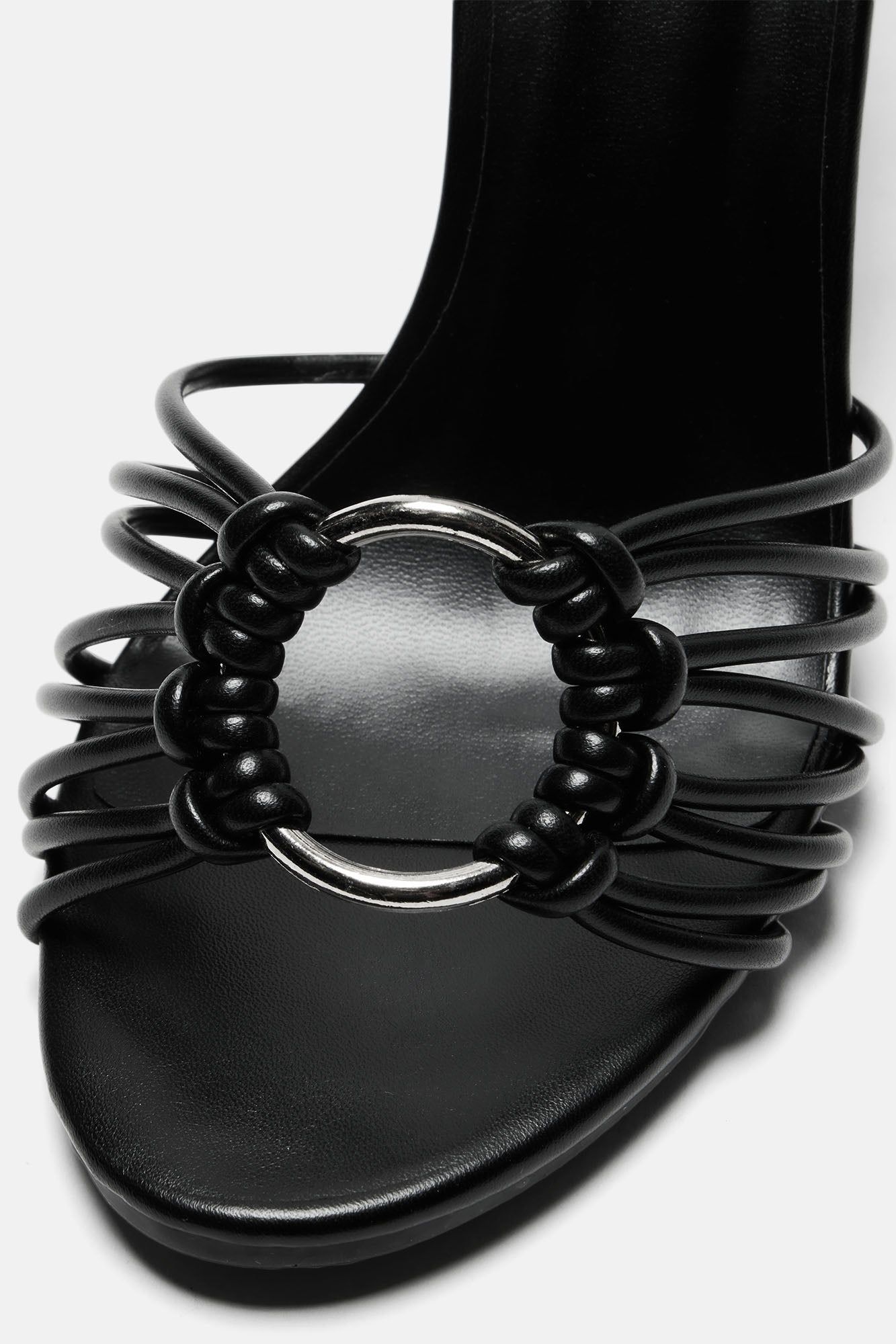 Farrah Wrap Up Heeled Sandals - Black sold by Fashion Nova product image thumbnail 5