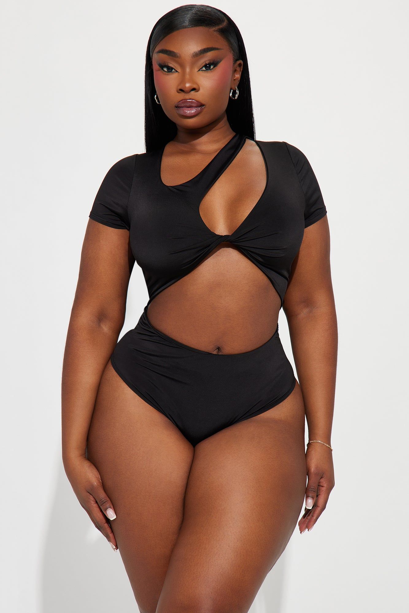 Mesmerize Me Cut Out Bodysuit - Black sold by Fashion Nova product image thumbnail 5