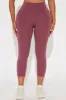 The Best Stretch Active Capri Legging - Mauve sold by Fashion Nova
