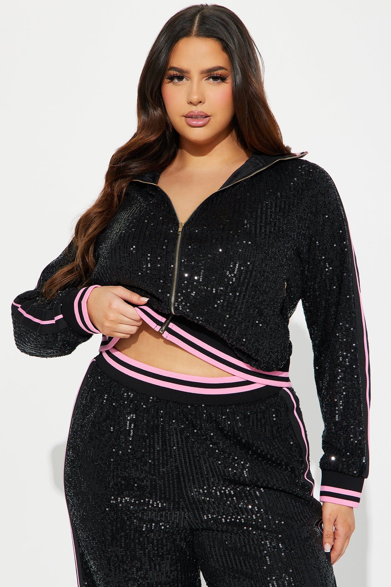 Always In Sequin Pant Set - Black sold by Fashion Nova product image thumbnail 5