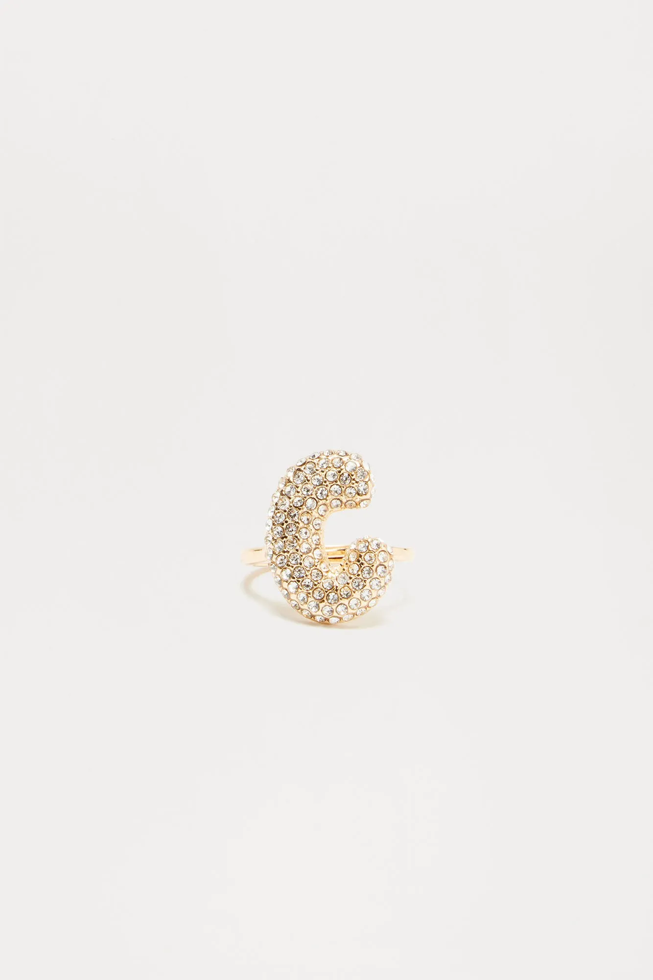 Bubble Initial C Ring - Gold sold by Fashion Nova product image thumbnail 3