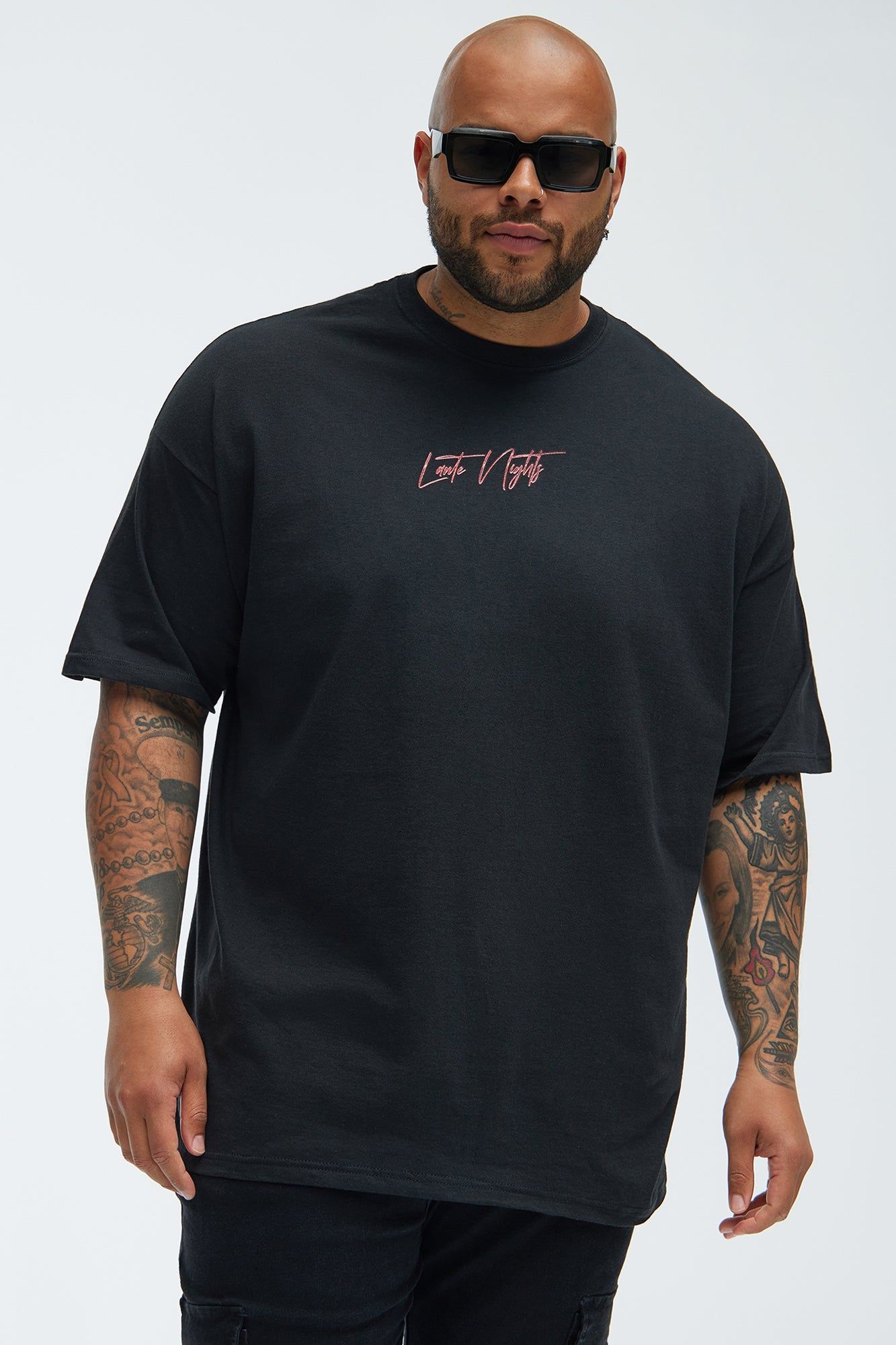 Late Nights LA Short Sleeve Tee - Black sold by Fashion Nova product image thumbnail 5