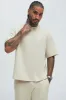 Capstan Textured Relaxed Tee - Cream sold by Fashion Nova