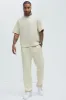 Capstan Textured Relaxed Tee - Cream sold by Fashion Nova