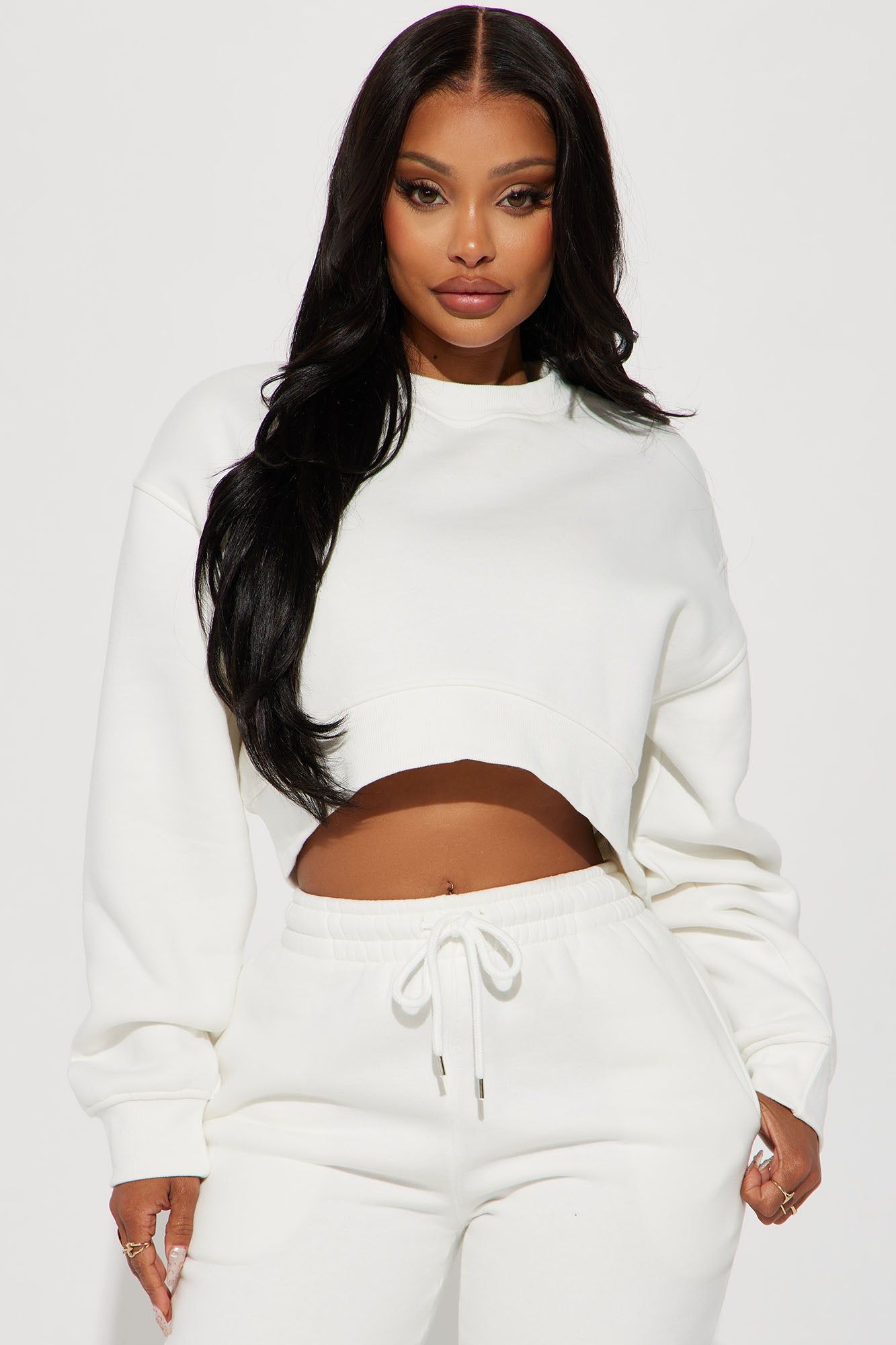 Make It Last Jogger Set - White sold by Fashion Nova product image thumbnail 2