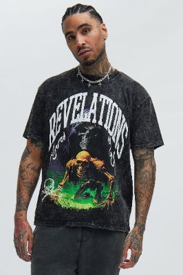 Revelations Short Sleeve Tee - Black sold by Fashion Nova