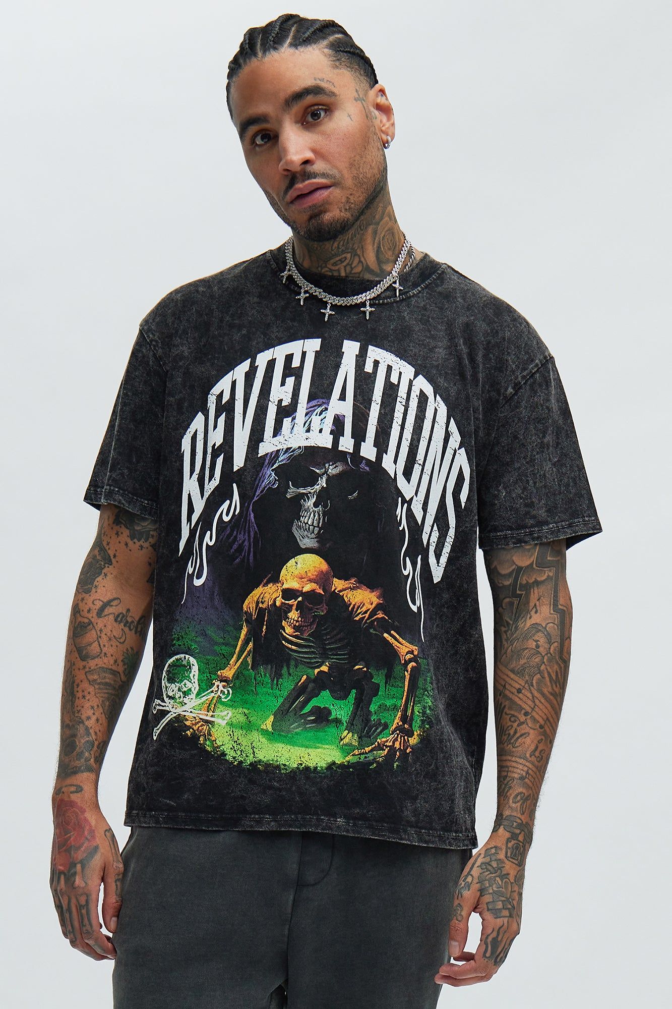 Revelations Short Sleeve Tee - Black sold by Fashion Nova