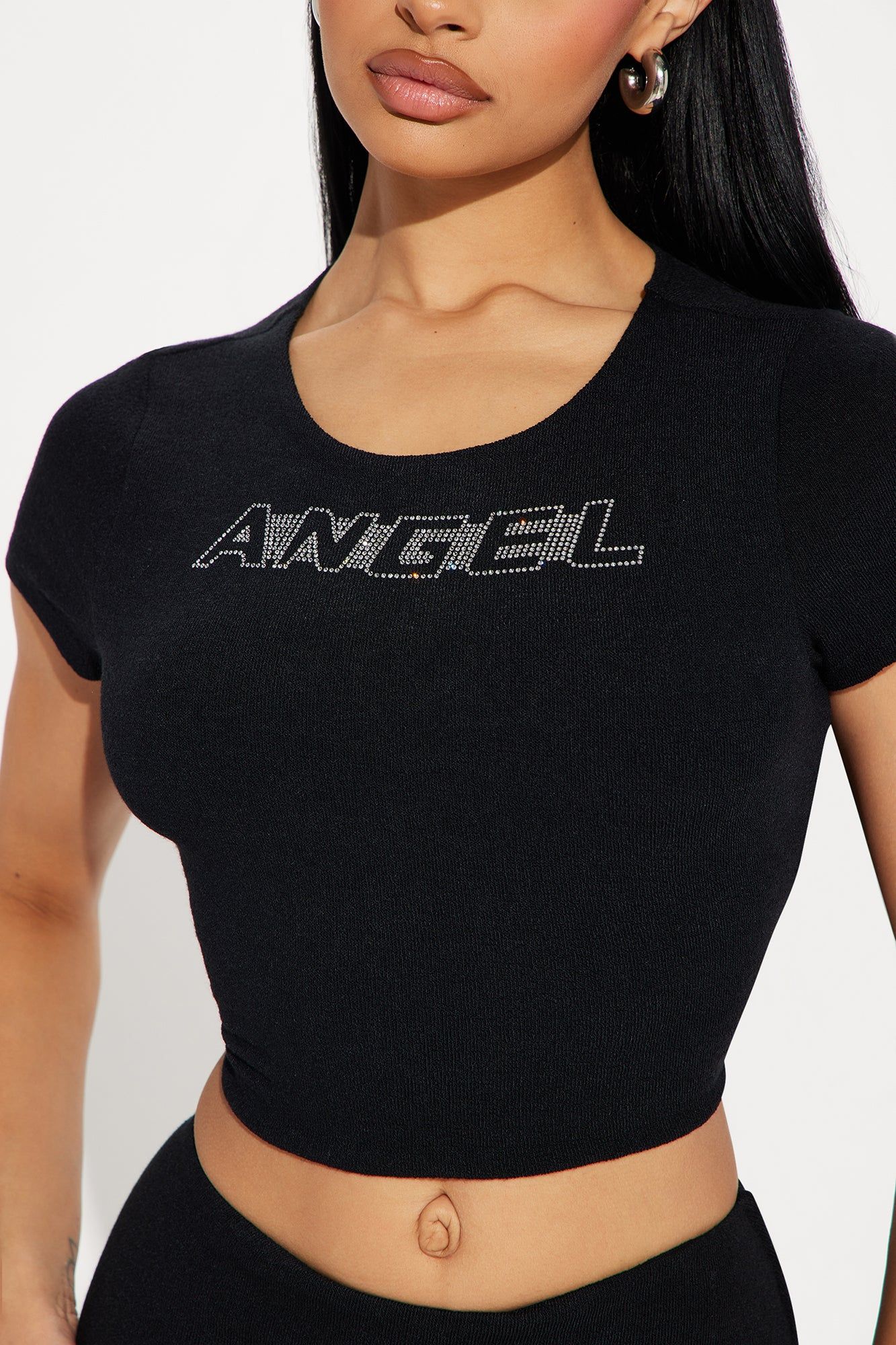 Angel Bling Skirt Set - Black sold by Fashion Nova product image thumbnail 4