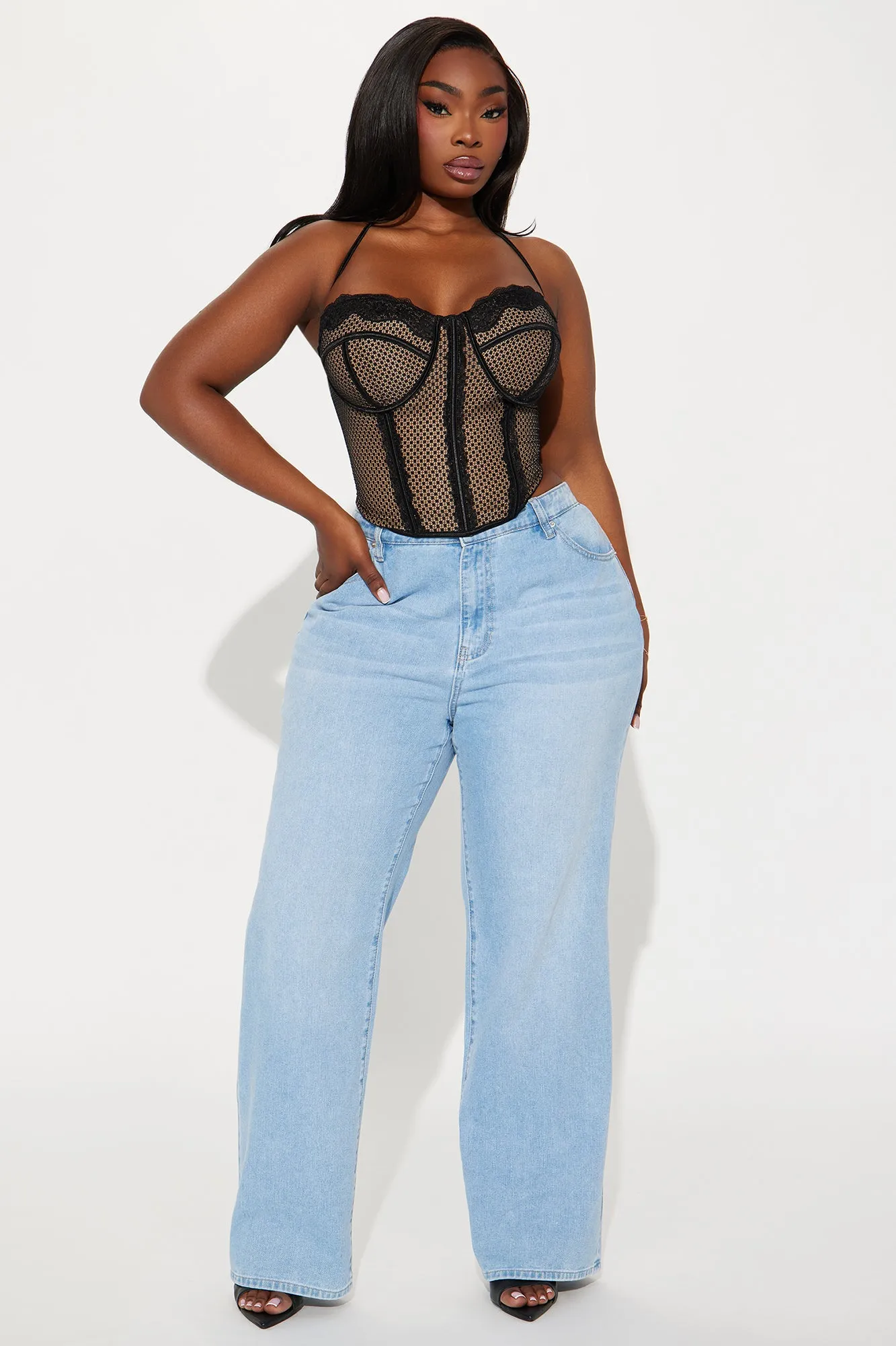 Only On Your Mind Corset Top - Black sold by Fashion Nova product image thumbnail 5