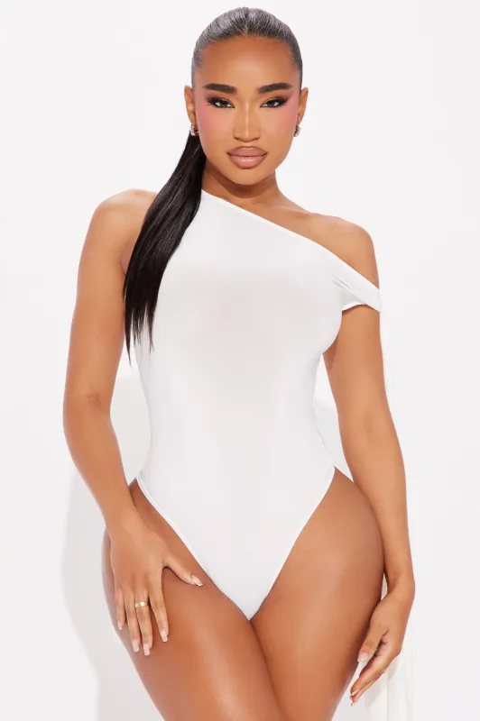 Sofia Off Shoulder Bodysuit - Ivory sold by Fashion Nova