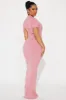Cora Snatched Maxi Dress - Mauve sold by Fashion Nova