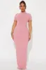 Cora Snatched Maxi Dress - Mauve sold by Fashion Nova