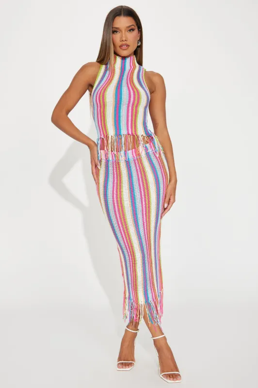 Color Your World Skirt Set - Multi Color sold by Fashion Nova