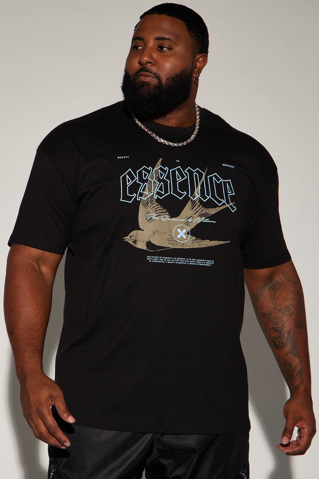 The Essence Of Nature Short Sleeve Tee - Black sold by Fashion Nova product image thumbnail 4