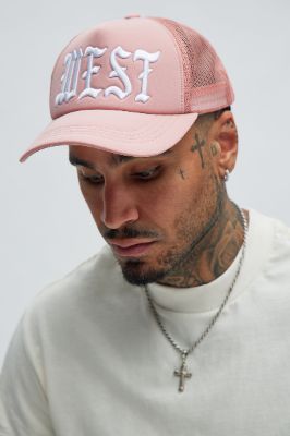 West Side Trucker Hat - Mauve sold by Fashion Nova