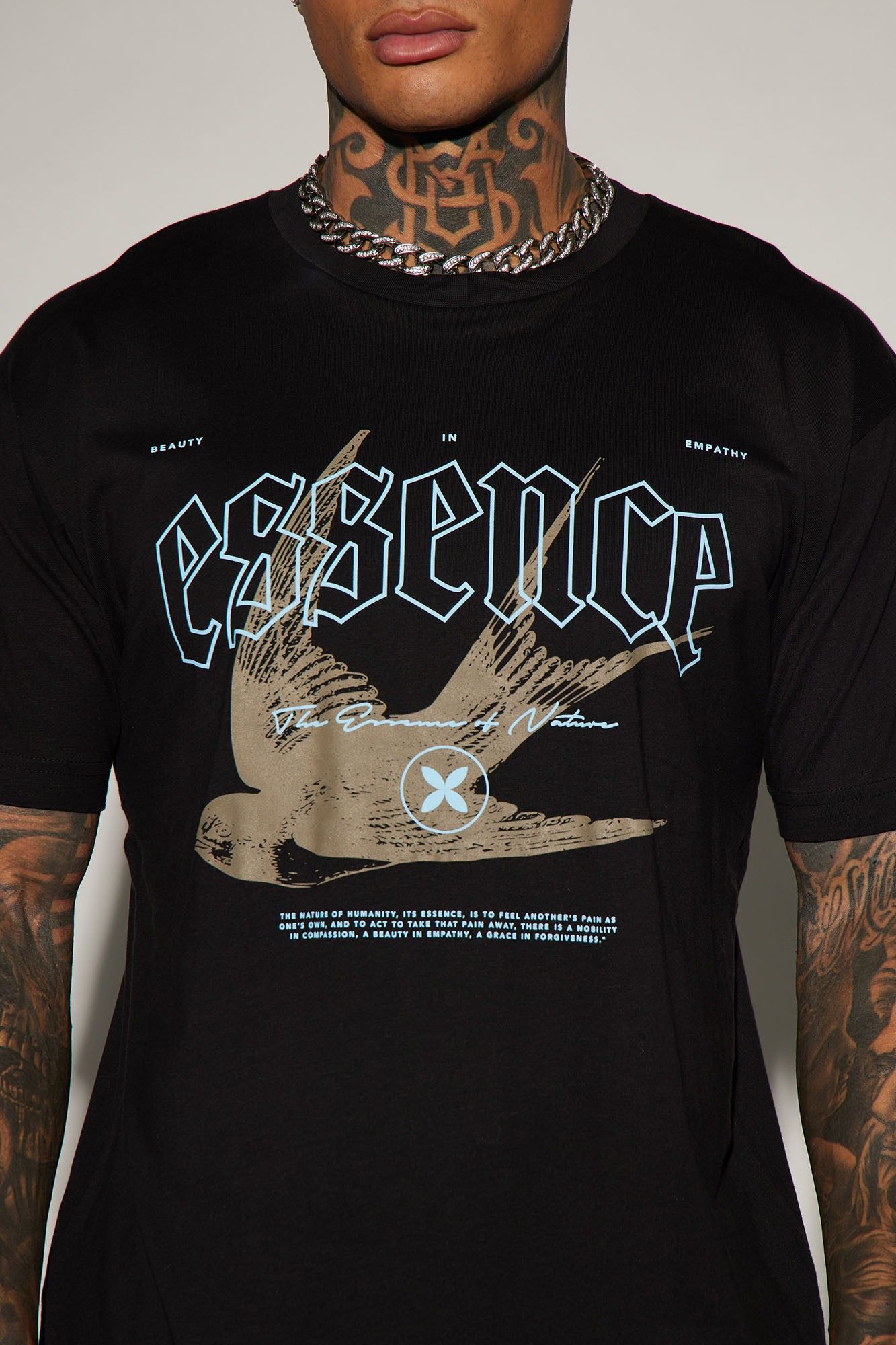 The Essence Of Nature Short Sleeve Tee - Black sold by Fashion Nova product image thumbnail 3