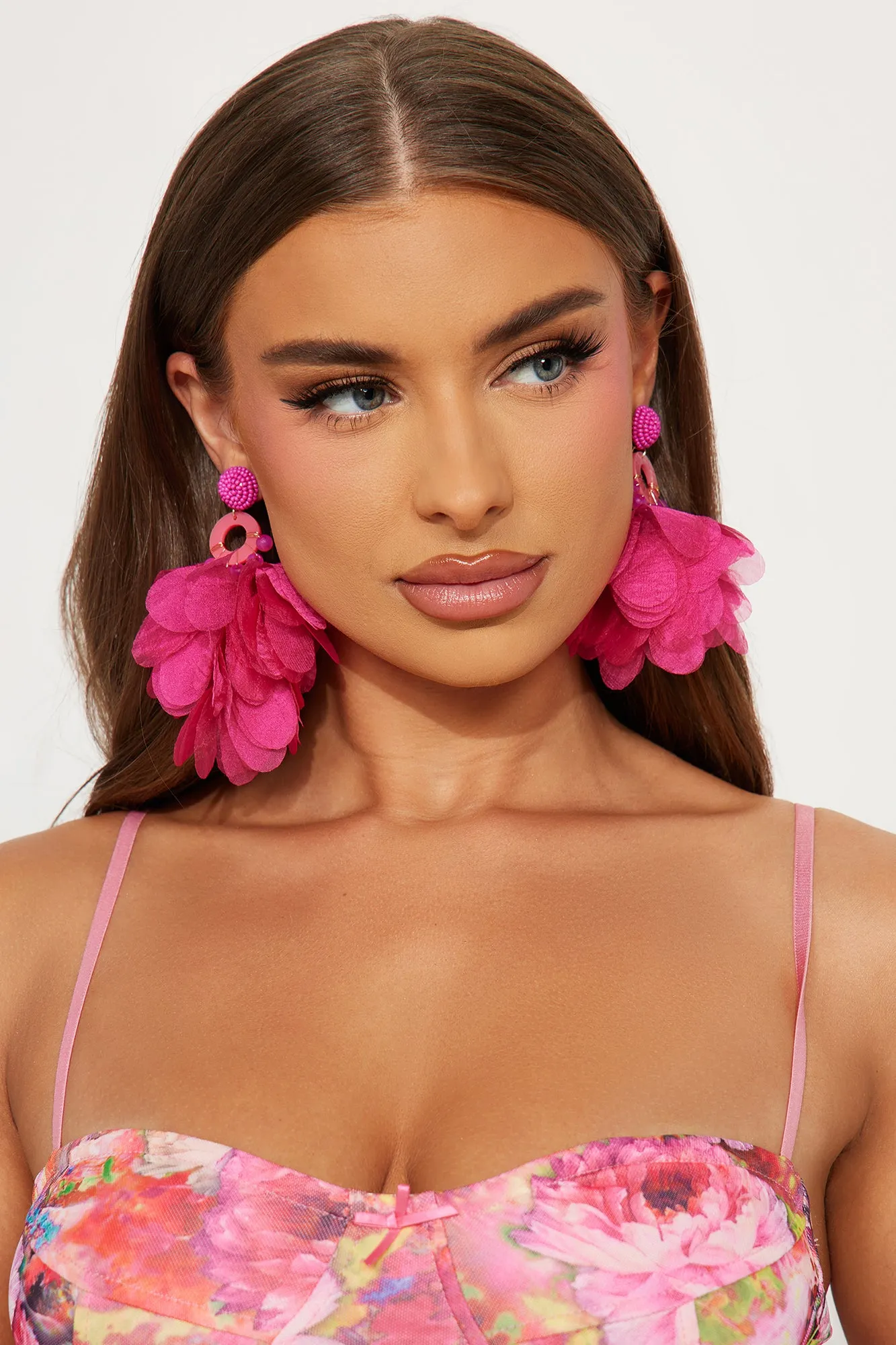 Dancing In The Garden Earrings - Pink sold by Fashion Nova product image thumbnail 2